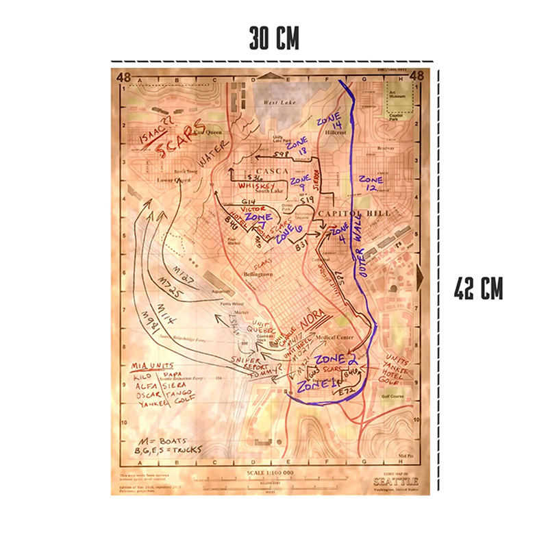 نقشه بازی The Last Of Us 1