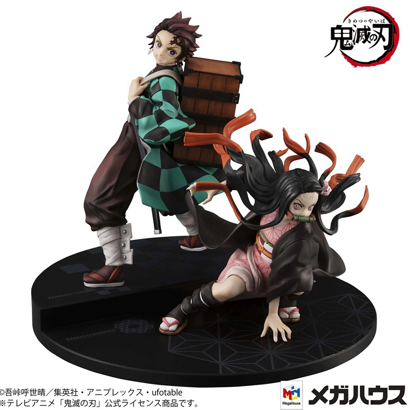 فیگور تانجیرو و نزوکو Demon Slayer - Nezuko Kamado and Tanjiro Kamado G.E.M Series